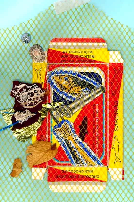 Sardine Tin Collage — Naroa Gutiérrez Gil